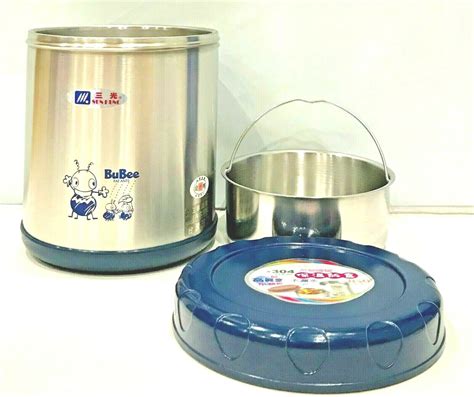 bubee stainless steel insulated lunch box|Bubee K850B Stainless Steel Vaccum Lunch Jar by New Star .